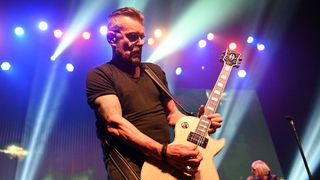 Billy Duffy of The Cult performing live