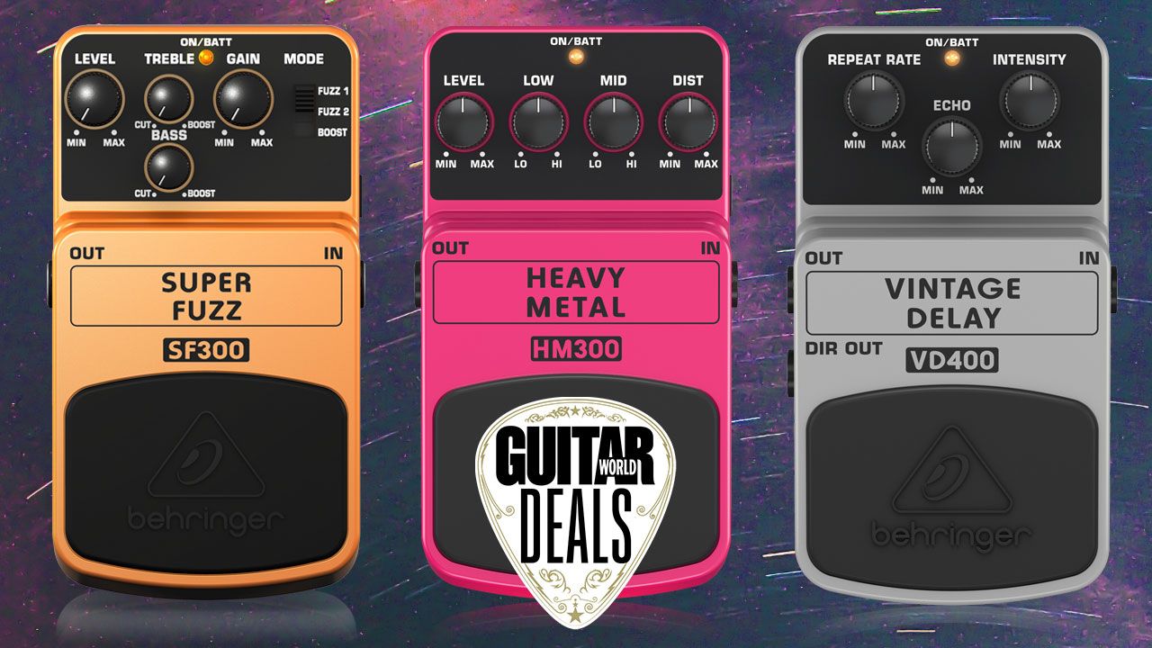 Behringer's ultra cheap effects pedals are even cheaper on Black