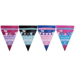Cut out of DIY bunting flags