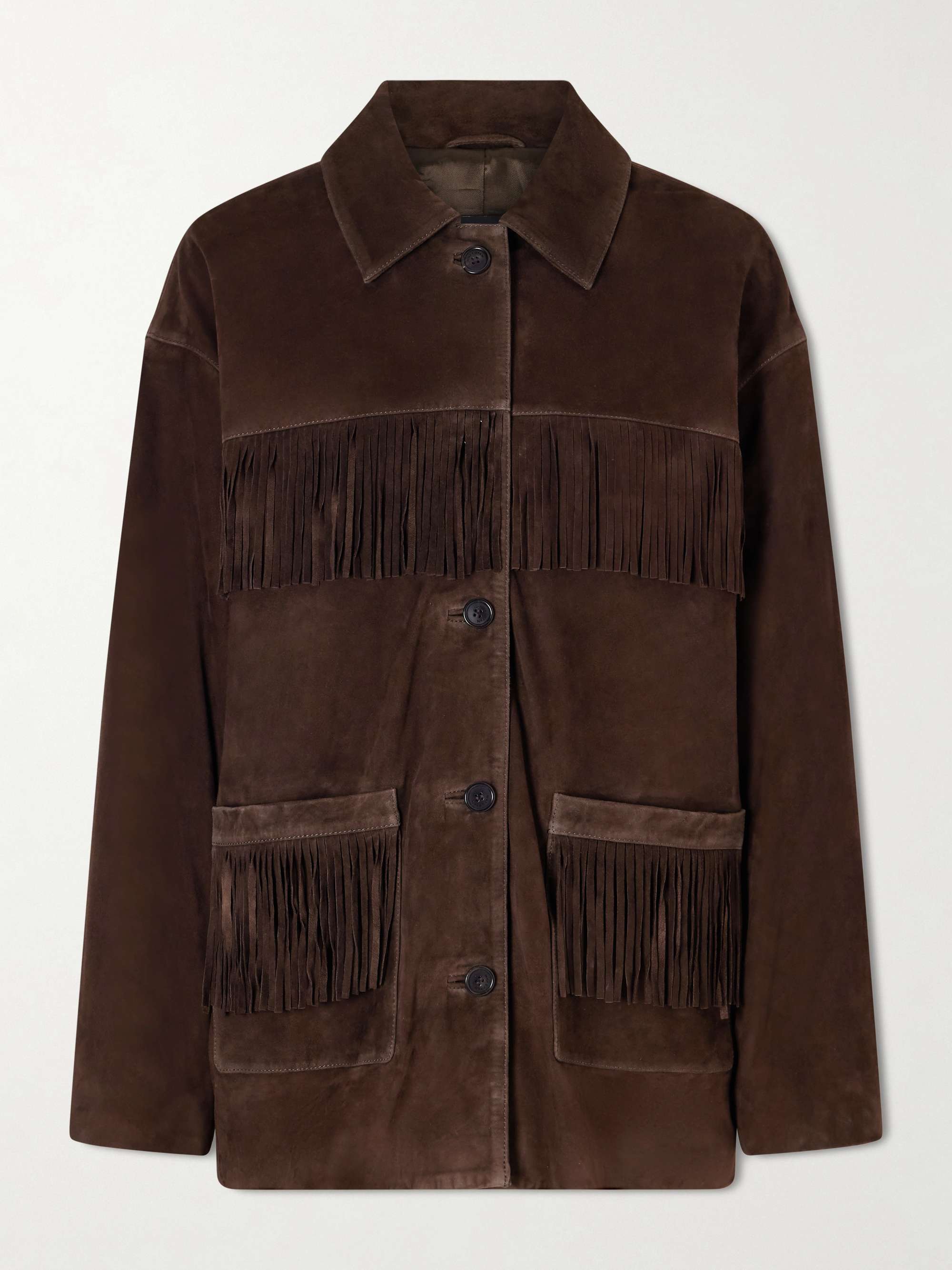 Fringed Suede Jacket