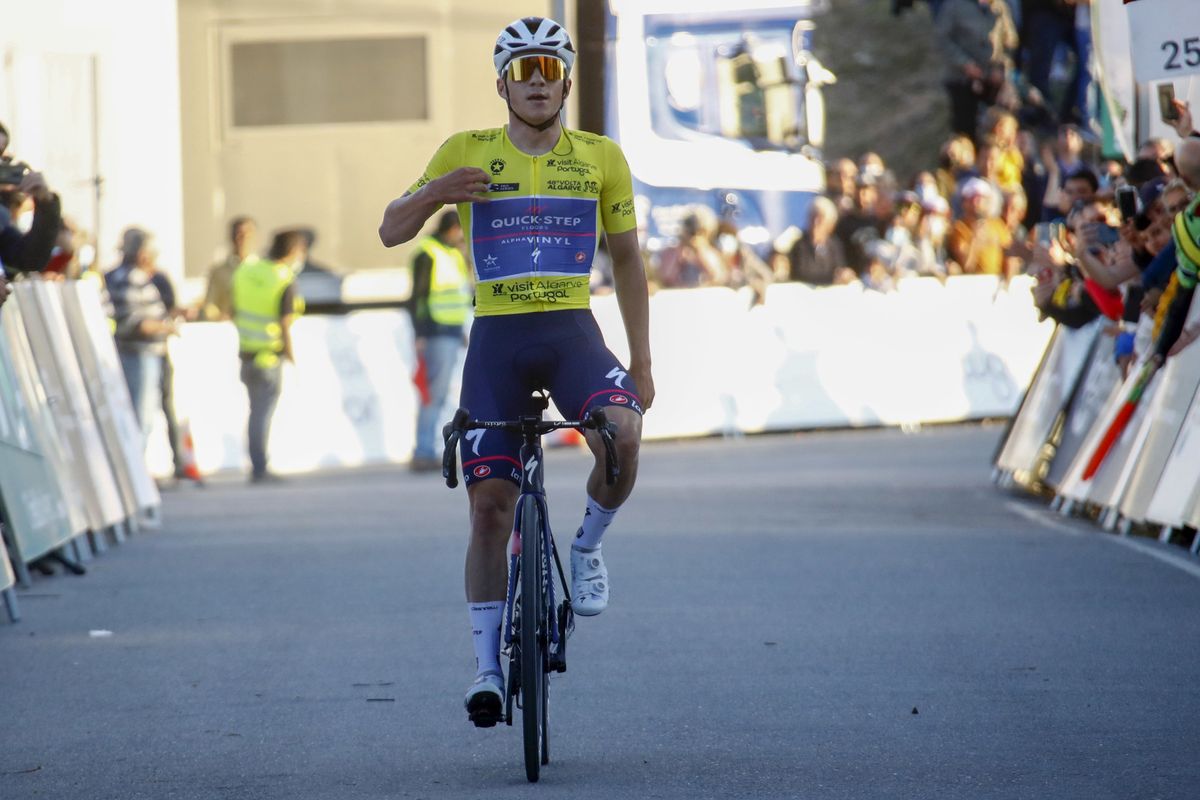Volta ao Algarve 2022 48th Edition 5th stage Lagoa Malhao 173 km 20022022 Remco Evenepoel BEL QuickStep Alpha Vinyl Team photo Roberto BettiniSprintCyclingAgency2022