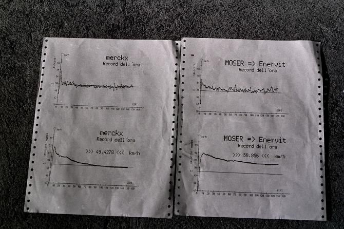 A comparison between Merckx's and Moser's performances