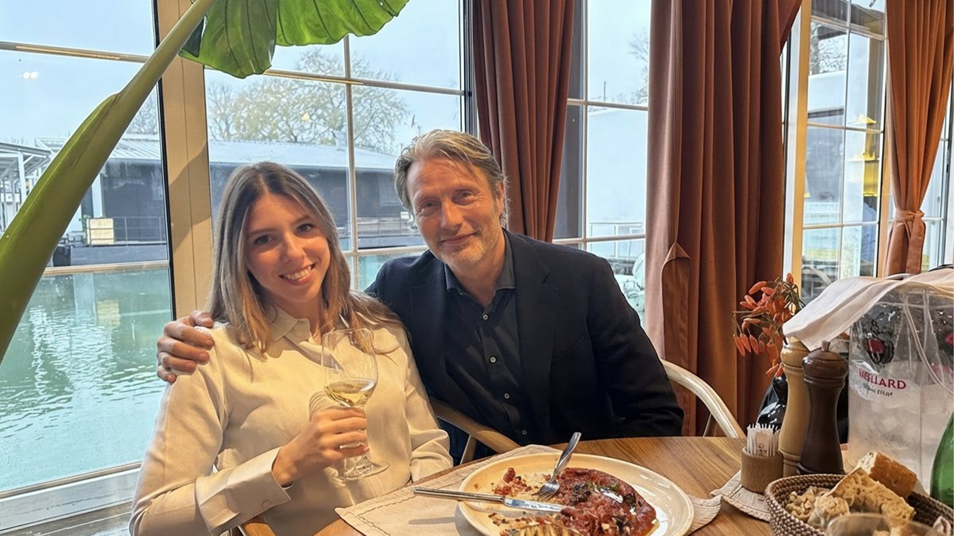 Fake AI Mads Mikkelsen fan picture posted by Aya Bochman on X