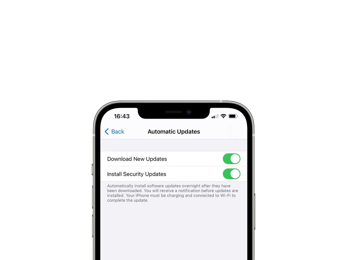 Ios Security Updates Concept