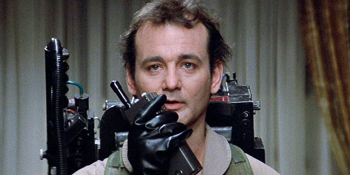 Bill Murray as Dr. Peter Venkman in original Ghostbusters