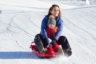 apres ski - Crown Princess Mary of Denmark and Princess Josephine of Denmark