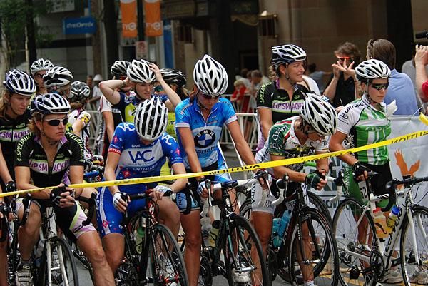 Start position was important - riders were staging 10 minutes before the call ups even started.