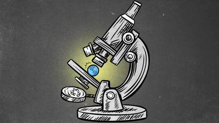 A microscope.