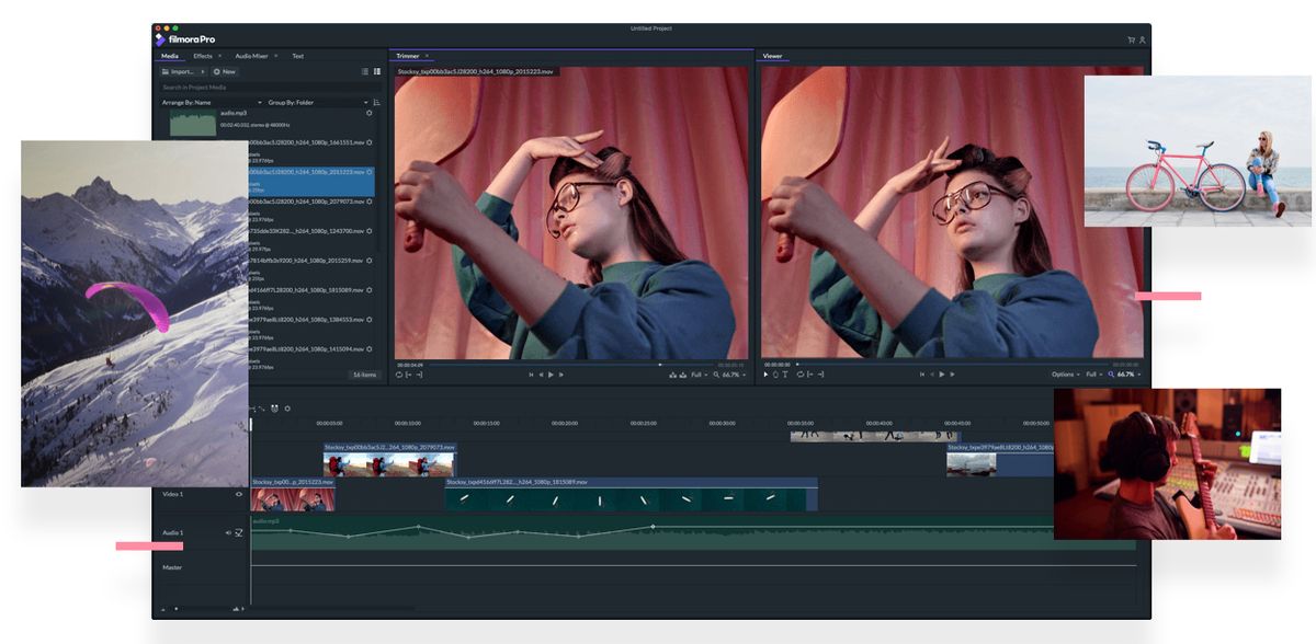 FimoraPro video editing tool