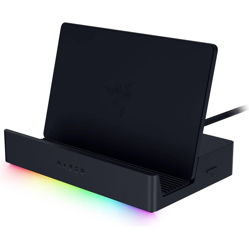 Razer Handheld Dock Chroma with white backdrop
