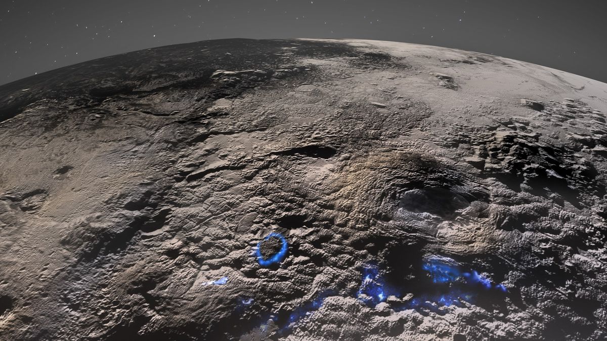 Gunung berapi es di Pluto masih bisa meletus