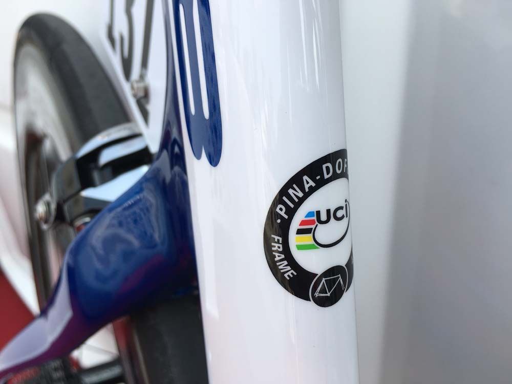 The Pinarello Dogma F8 is UCI approved