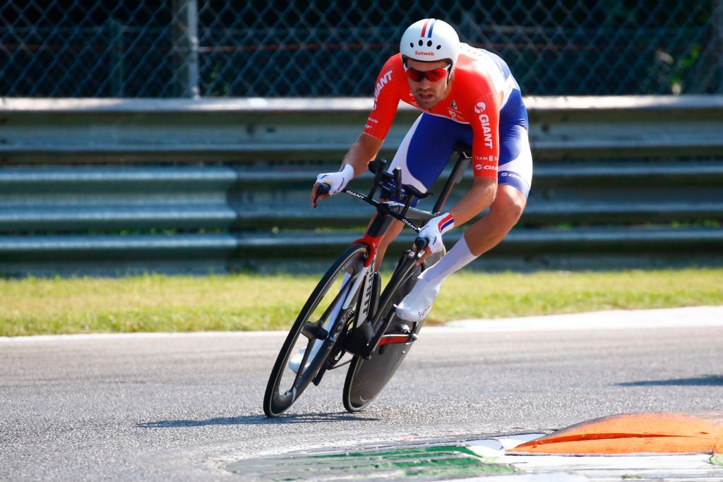 Tom Dumoulin en route to the overall title at the Giro d'Italia