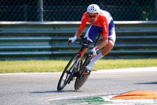 Tom Dumoulin en route to the overall title at the Giro d'Italia