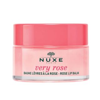 NUXE Very Rose Hydrating Lip Balm, pictured on a white background