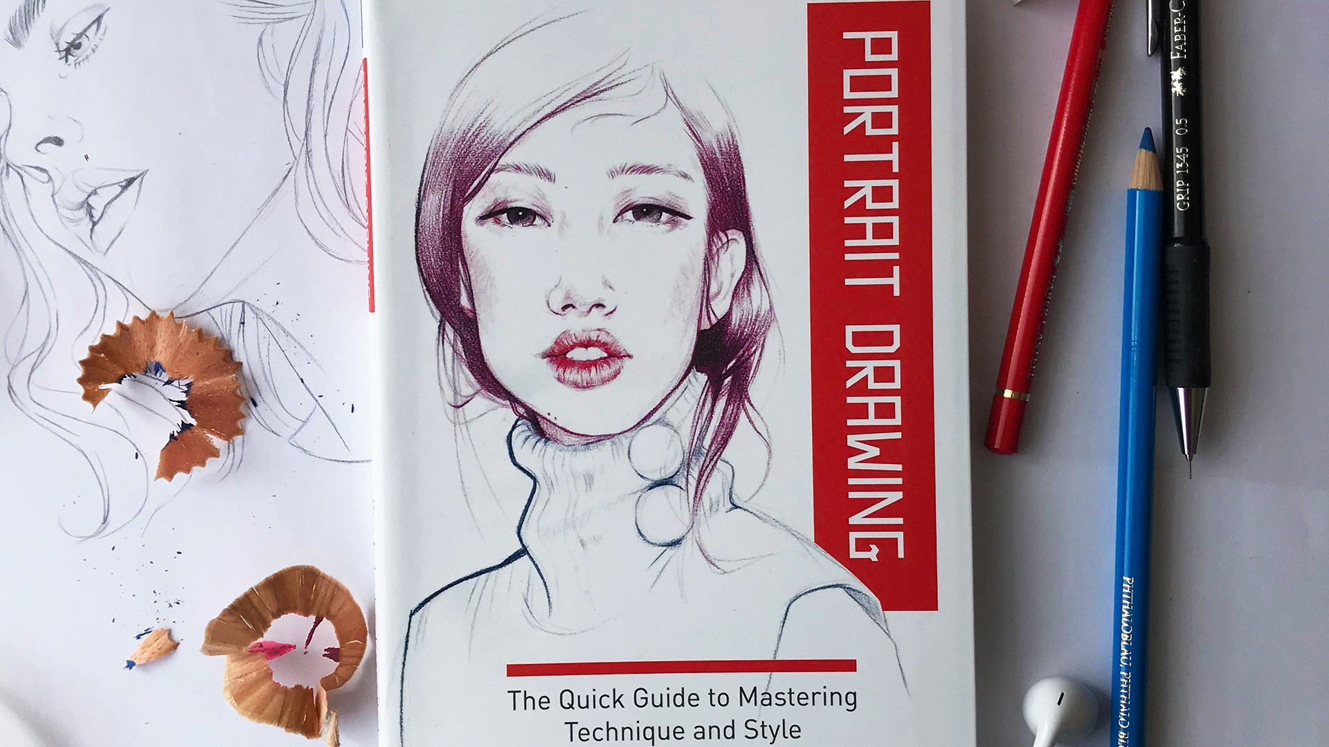 Cover of Pocket Art: Portrait Drawing