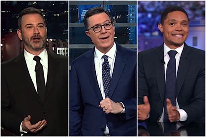 Late night hosts on John Bolton's ouster
