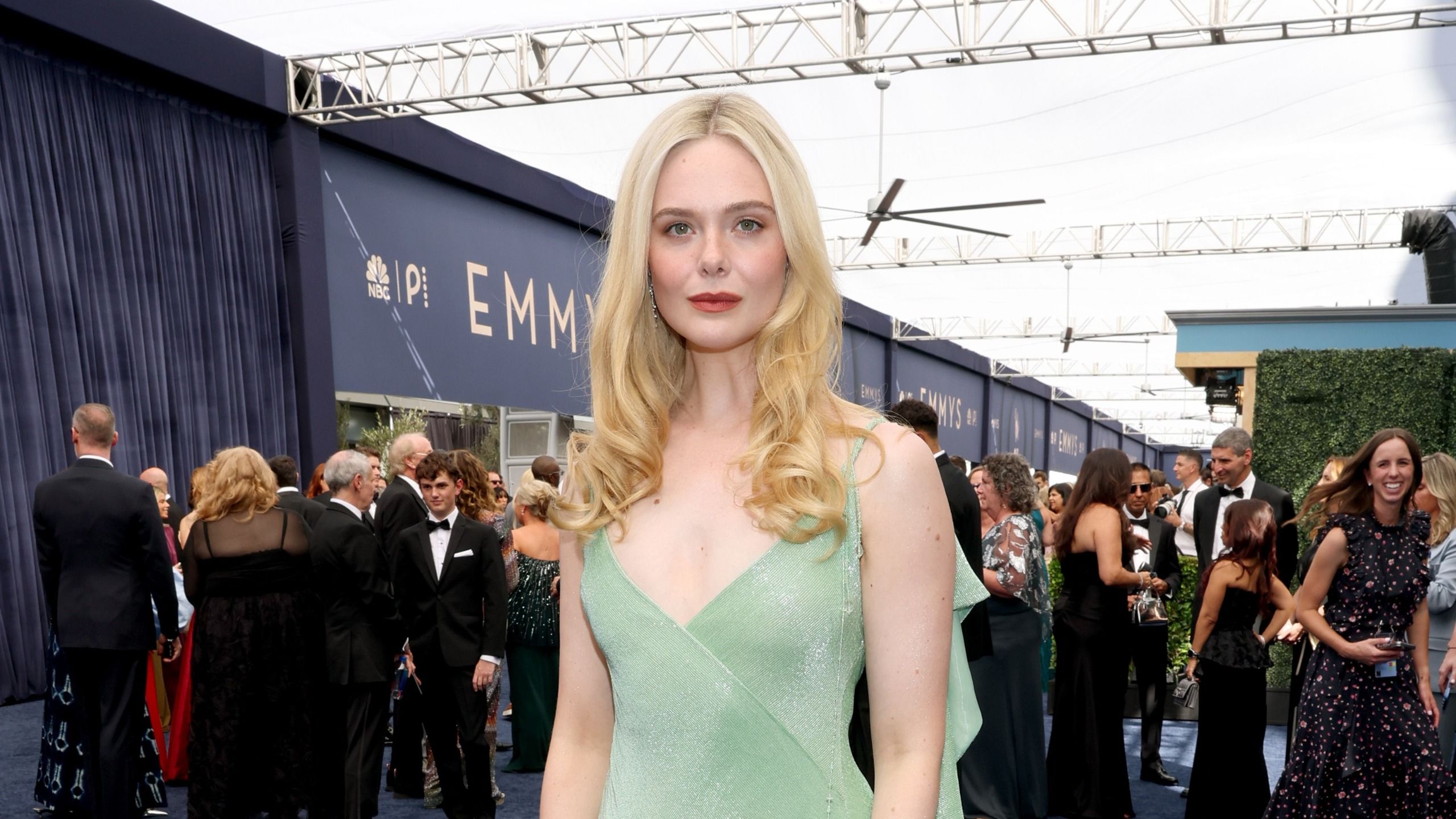 Elle Fanning Ditches Old Hollywood Glamour for a Surprisingly Modern Ralph Lauren Gown at the 2026 Emmys