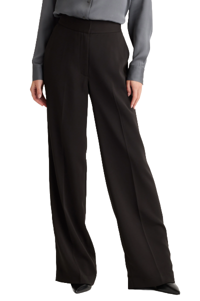 Quince, Stretch Crepe Classic Trouser Pants