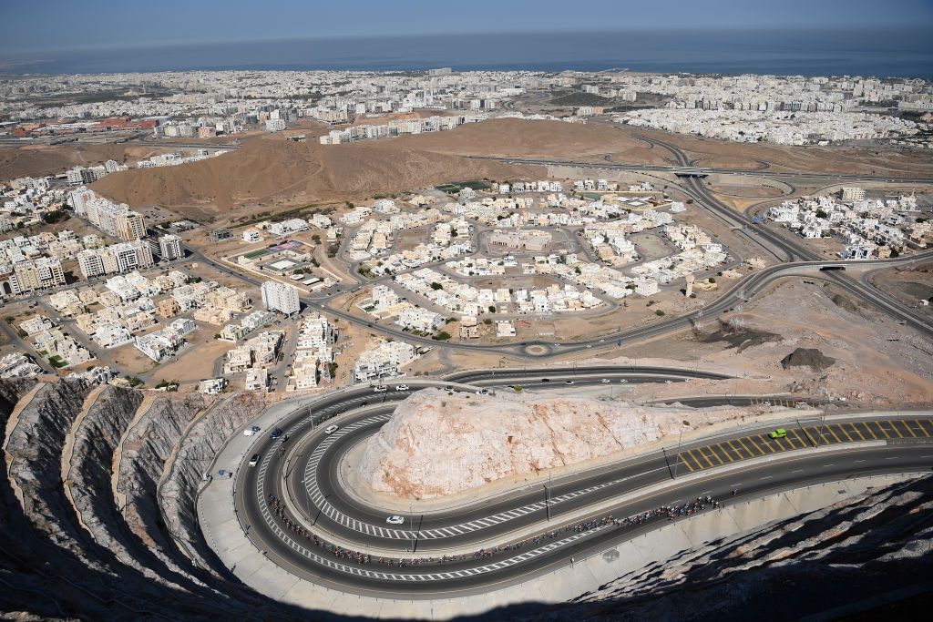 The views of the Tour of Oman