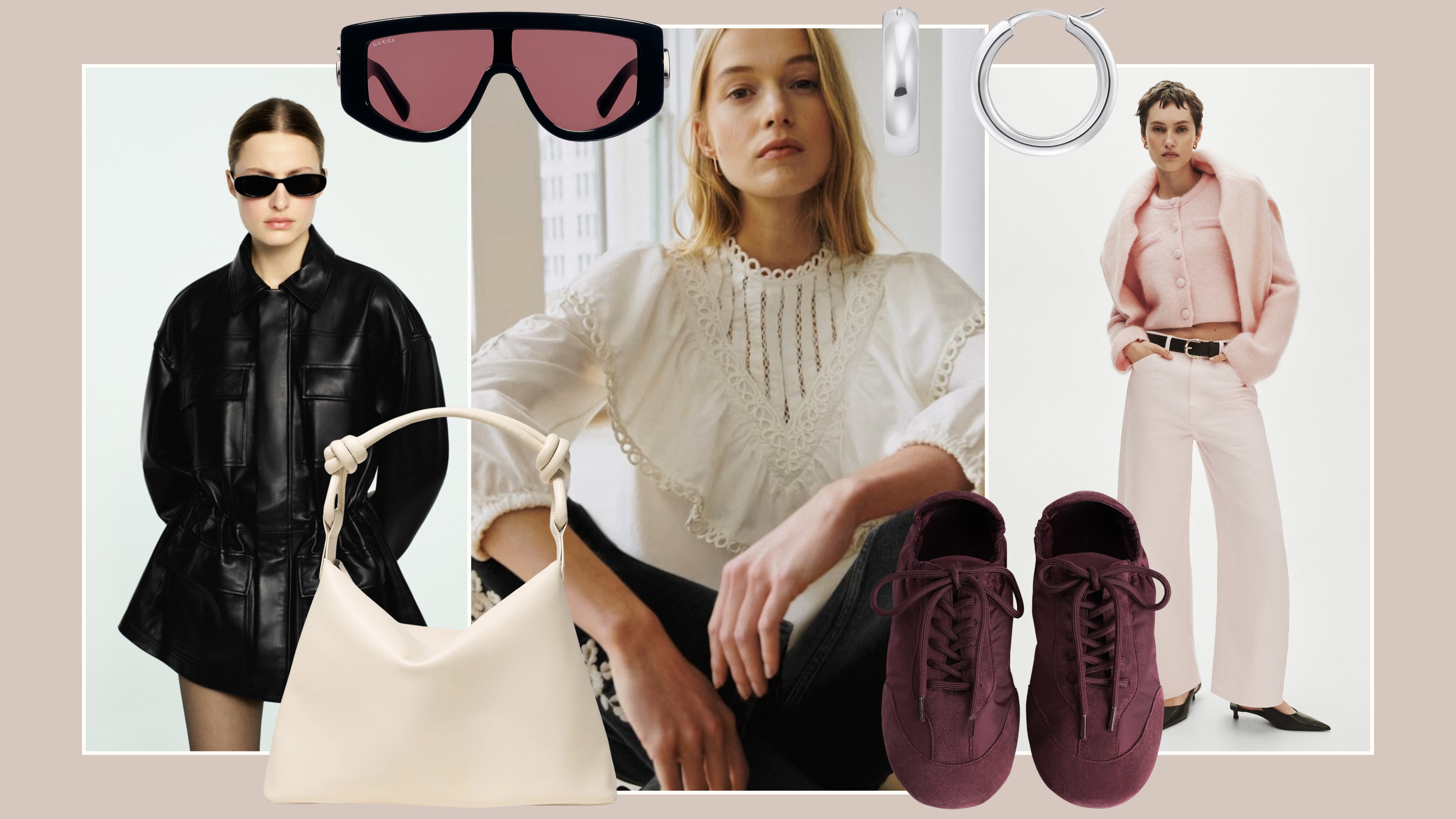 Looks and products from Mango, S&eacute;zane x SEA NY, COS, Rails, Gucci, Thomas Sabo, H&amp;M. 