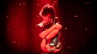 Jonny Greenwood performing with the Smile in March 2024