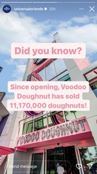 Universal Orlando Voodoo Doughnuts Instagram