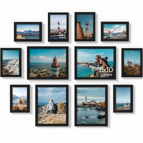 Vittanly 12-Pack Picture Frames