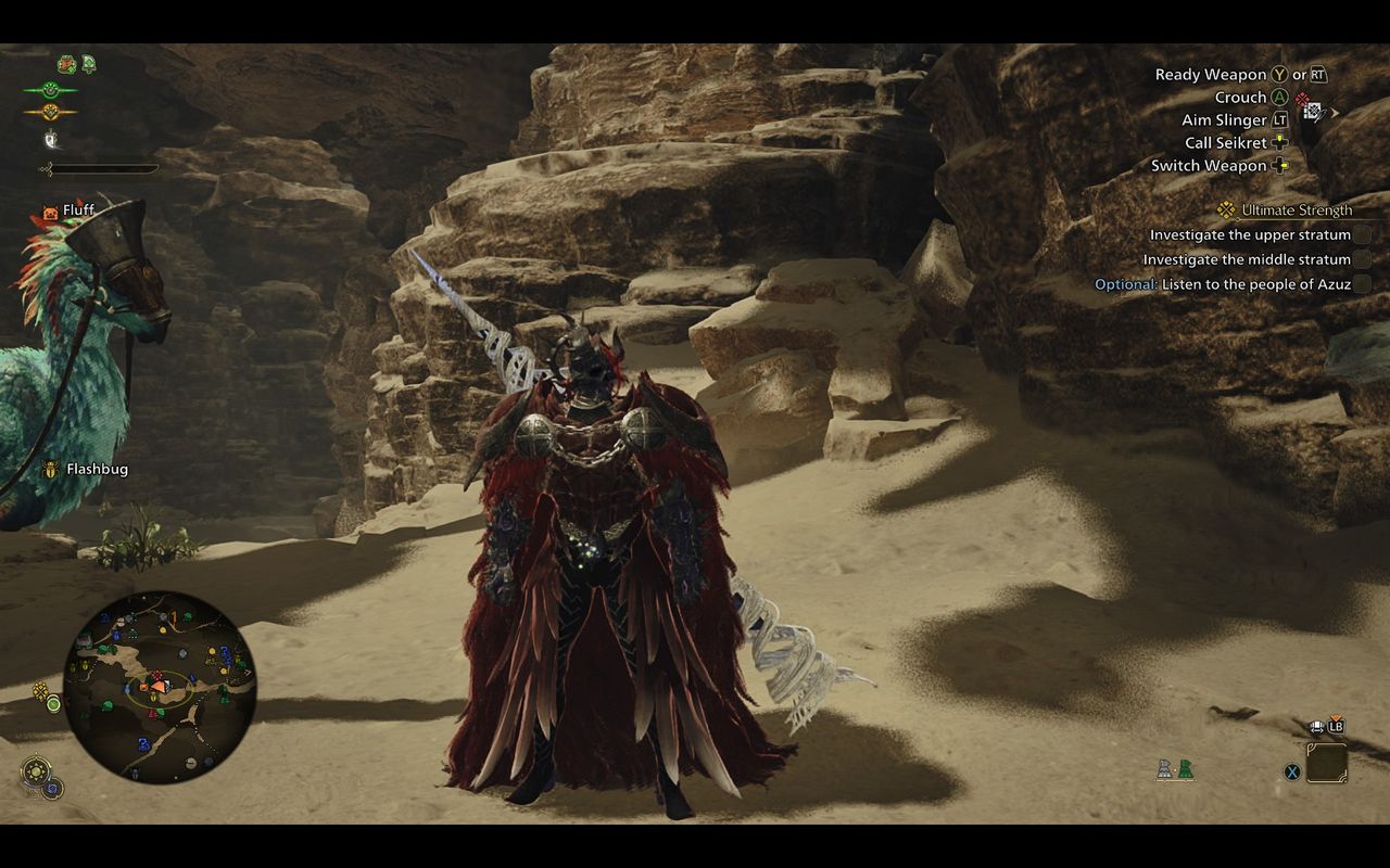 Legion Go S screenshot of Monster Hunter Wilds