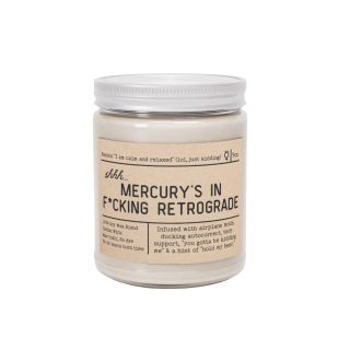 mercury in retrograde candle