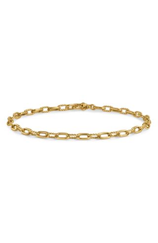 Dy Madison Thin Bracelet in 18k Gold, 3mm