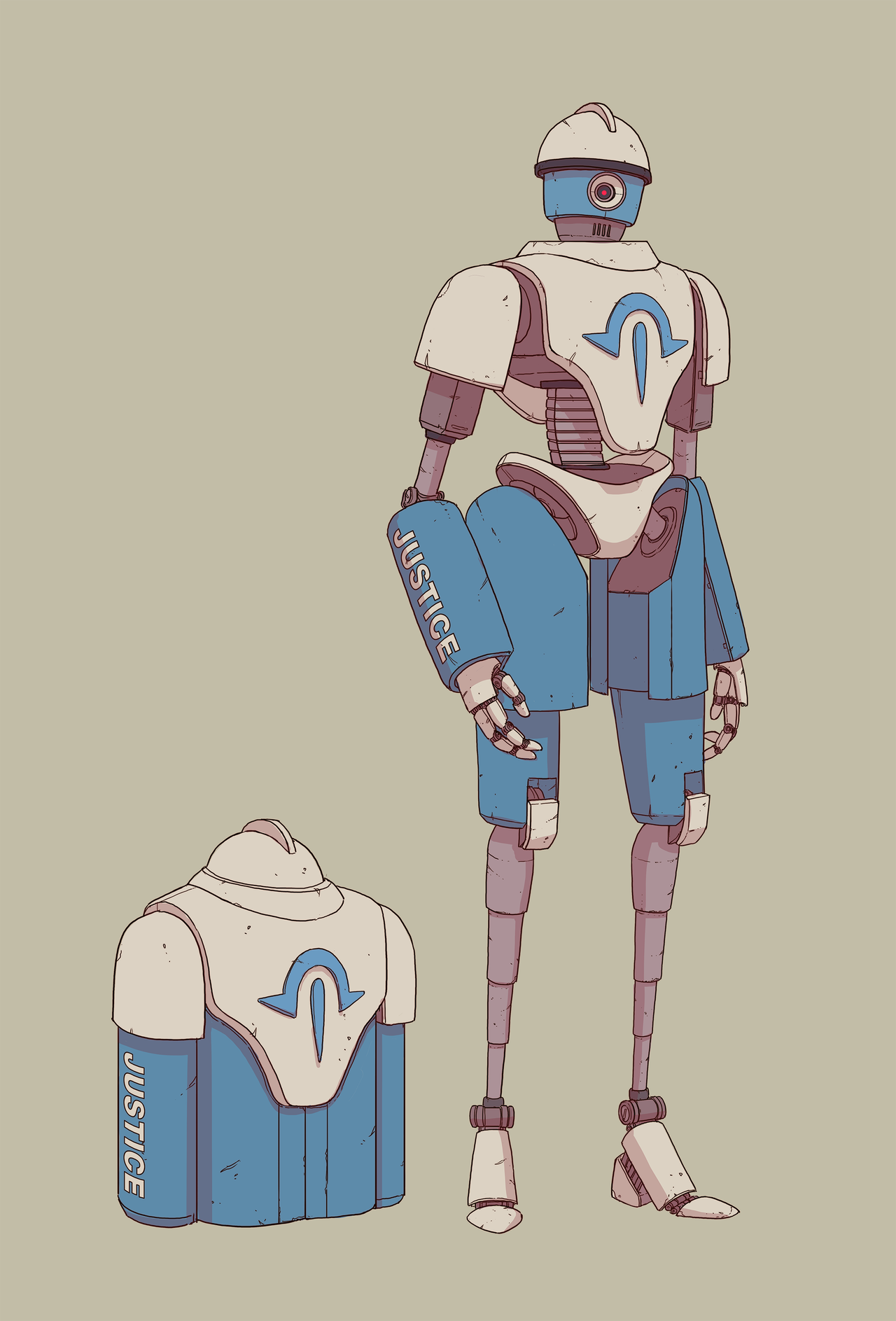 Making Dustborn's art; concept art for a video game