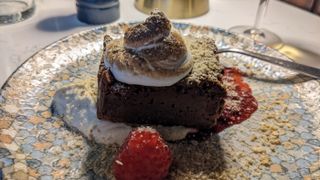 Cranachan s’mores brownie at Luckenbooths