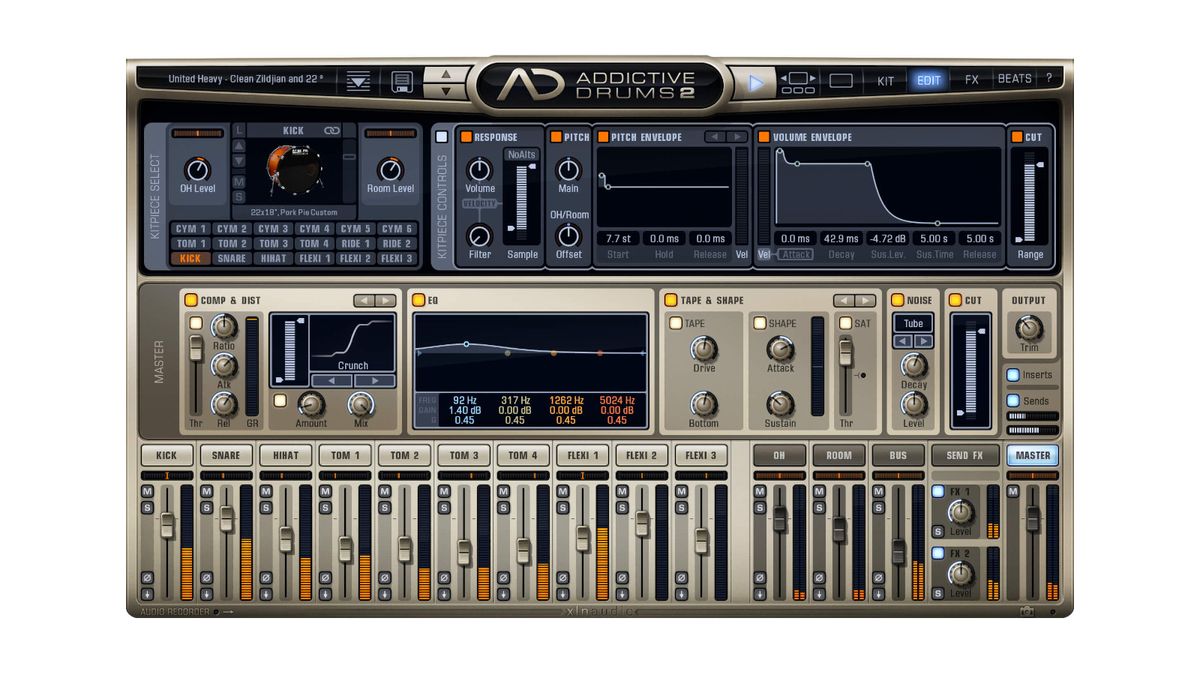 Best drum VSTs Studio quality drums sounds MusicRadar