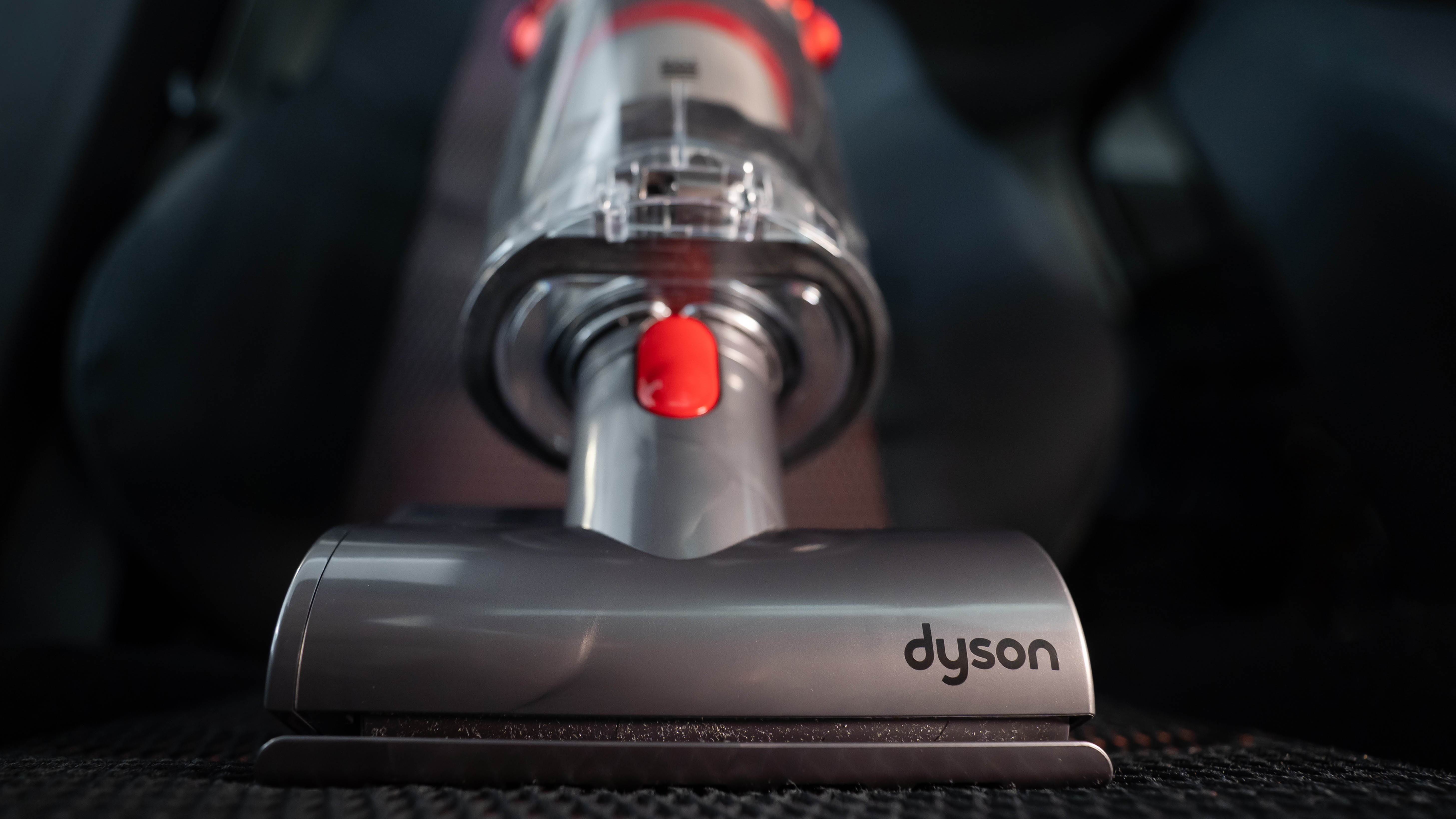 A Dyson cordless stick vacuum in handheld vacuum