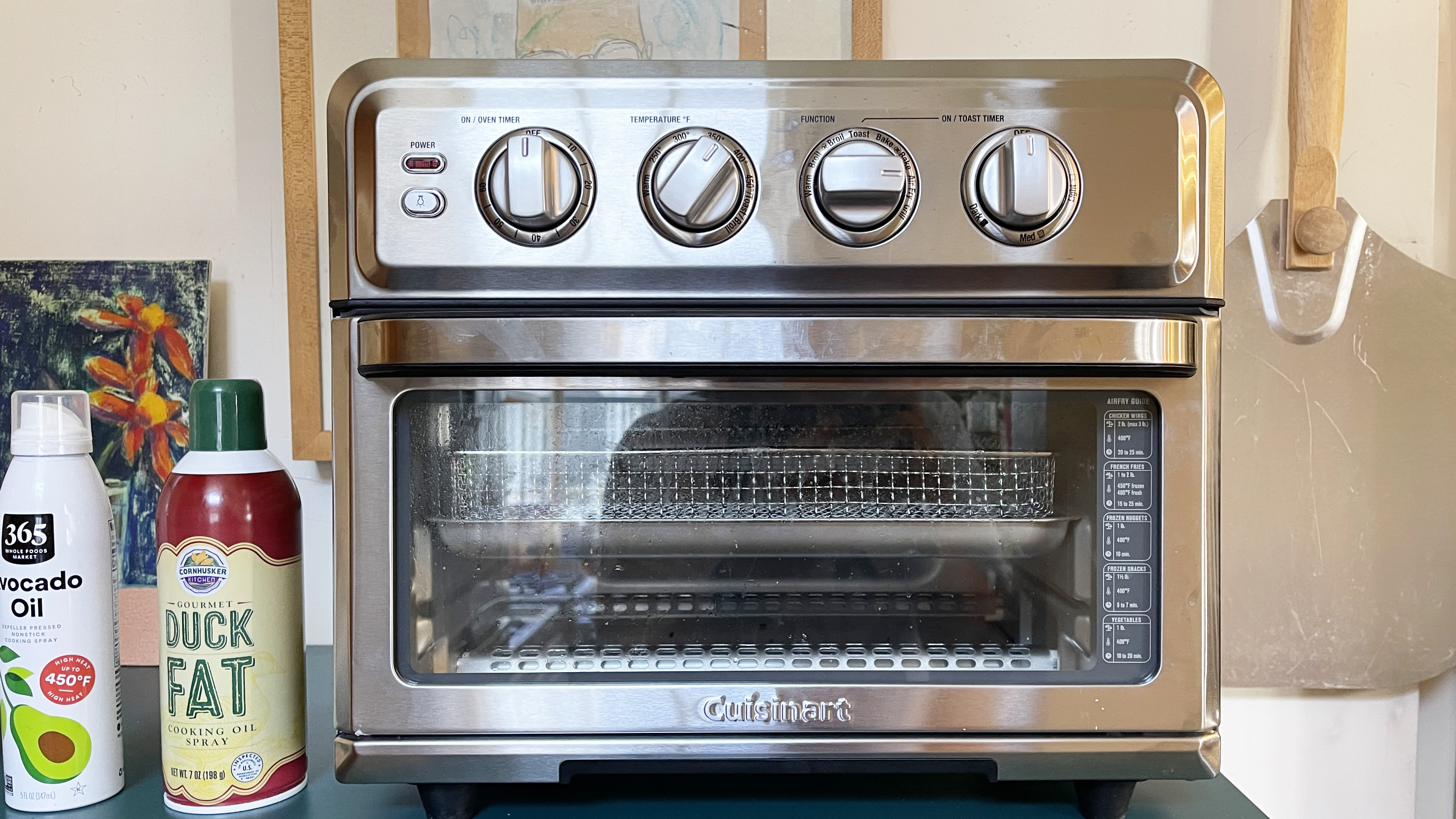 Cuisinart Air-Fryer Toaster Oven with Grill, Stainless, New, TOA-70