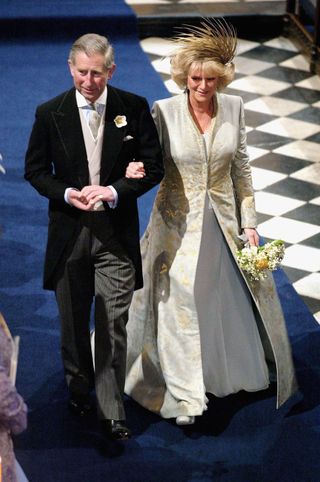 Prince Charles and Camilla Parker-Bowles at their 2005 wedding