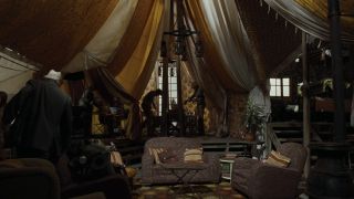 The massive interior of the tent. inHarry Potter and the goblet of Fire