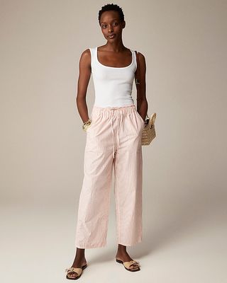 Drawstring Pant in Lightweight Twill