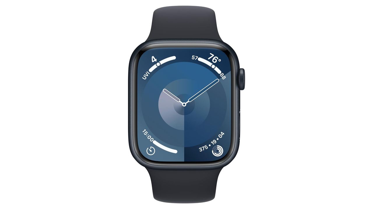 Apple watch series 9 on a white background
