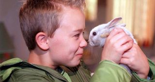 Before David's pet Rabbit Barney died in 2005, he was the picture of innocence. However, it's clear it was the tramatic event tipped him over the edge as he went on...