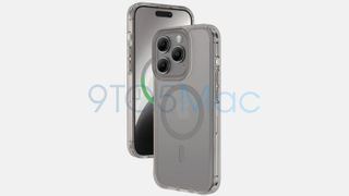 A render of the alleged iPhone 15 Pro in Titan Gray