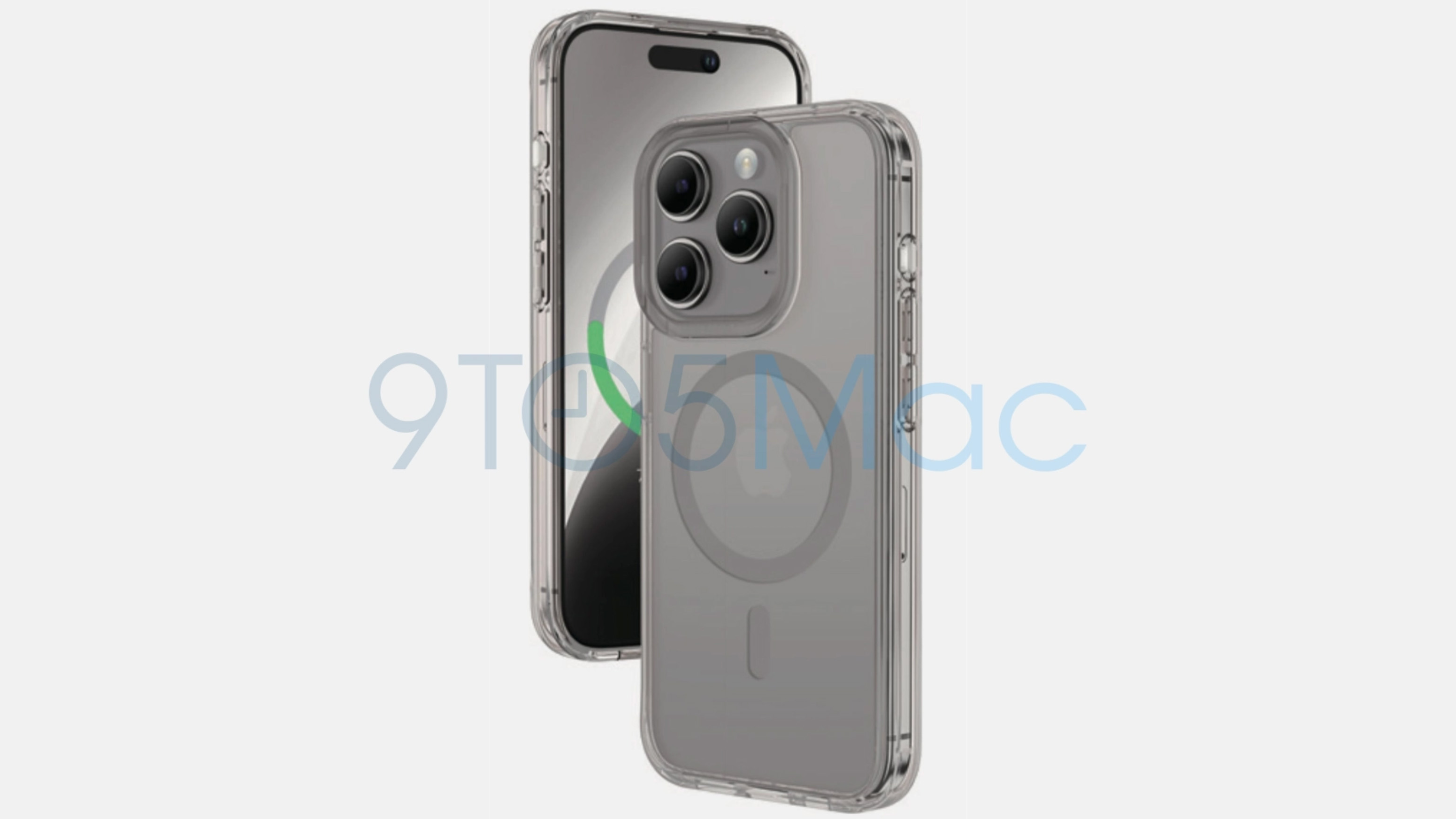 A rendering of the alleged iPhone 15 Pro in Titan Gray