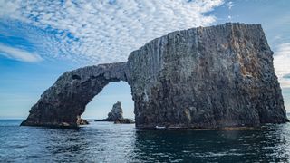 A rock arch in Channel Islands National Park, California