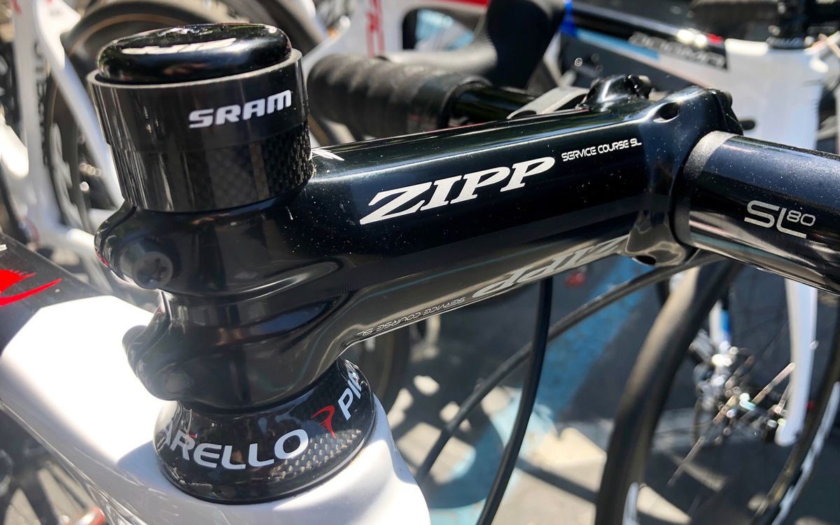 Zipp provides Hagens Berman Axeon with cockpit components and plenty of spacers