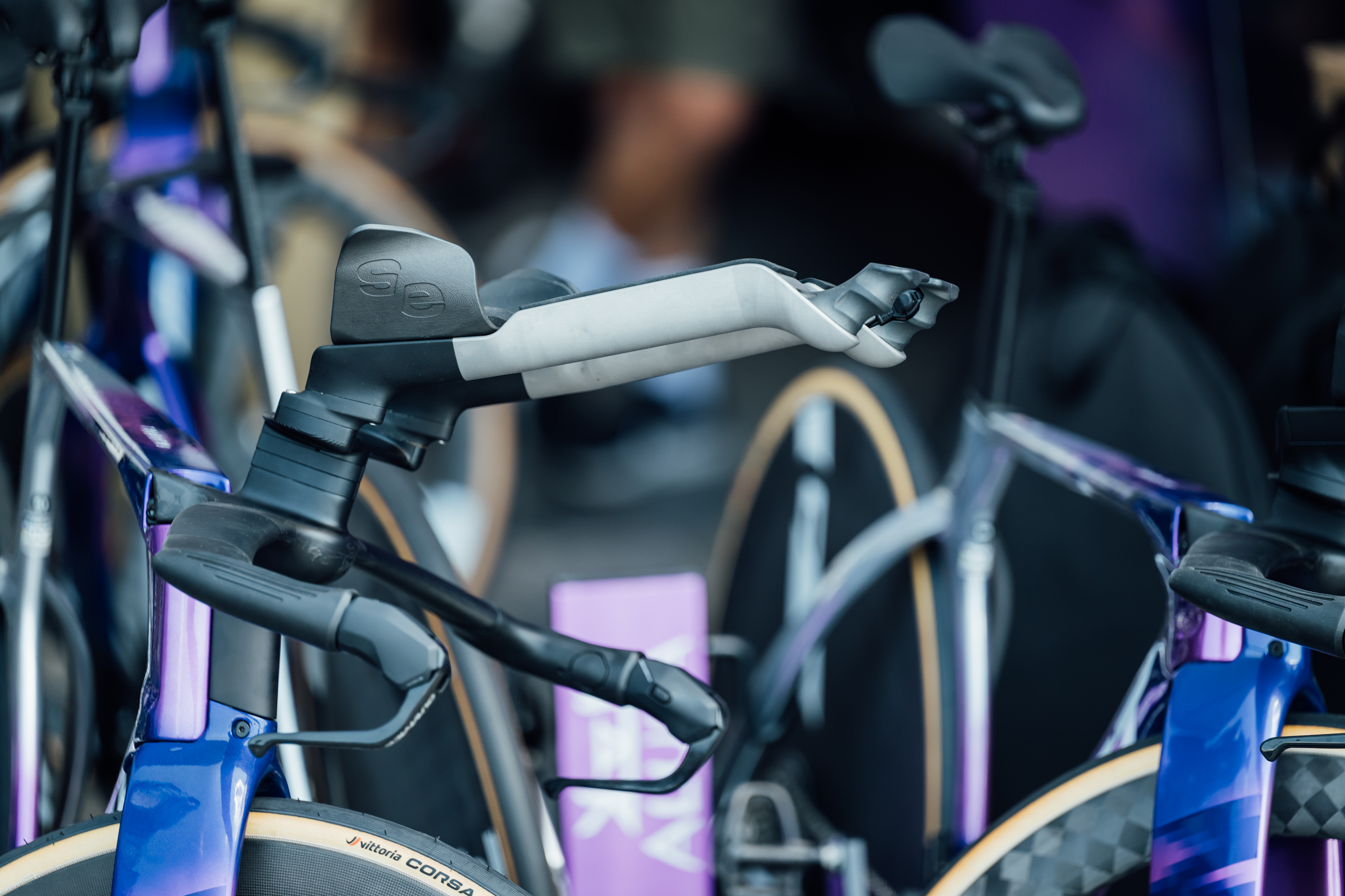 Close up of bike tech found at the Giro d'Italia 2025