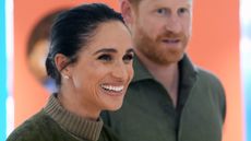 Prince Harry, Duke of Sussex and Meghan, Duchess of Sussex arrive at the Australian National Veterans Arts Museum (Anvam) in Southbank on April 14, 2026