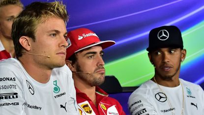Nico Rosberg, Fernando Alonso, Lewis Hamilton