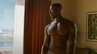 Shot of Michael B. Jordan shirtless in A Journal For Jordan trailer