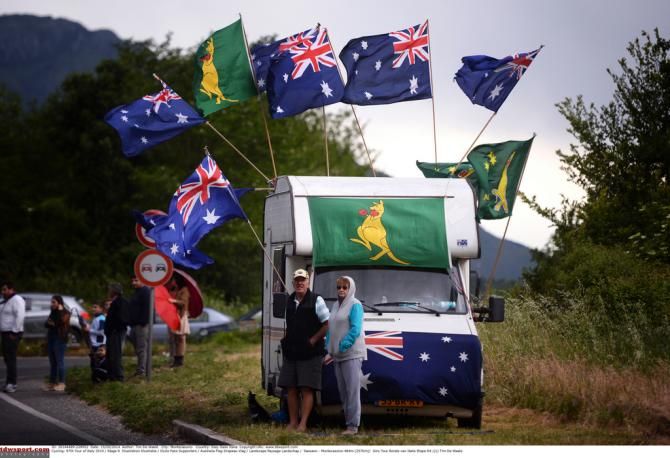 It was a good day for Australian fans